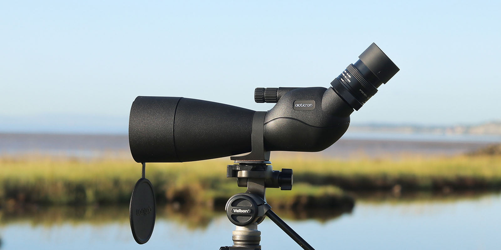 Opticron MM4 77 spotting scope on a tripod